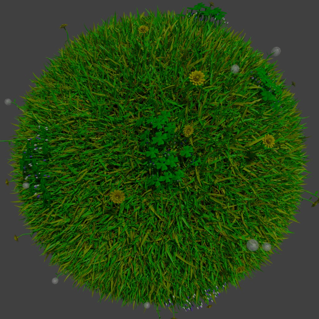 Grass Particle System preview image 2